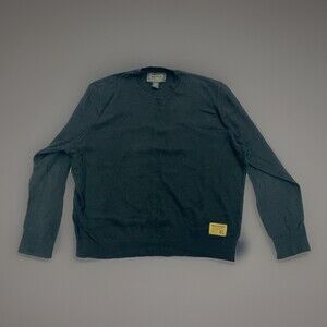 Abercrombie and Fitch 1990s Vintage Wool Sweater Black Crewneck Men XL